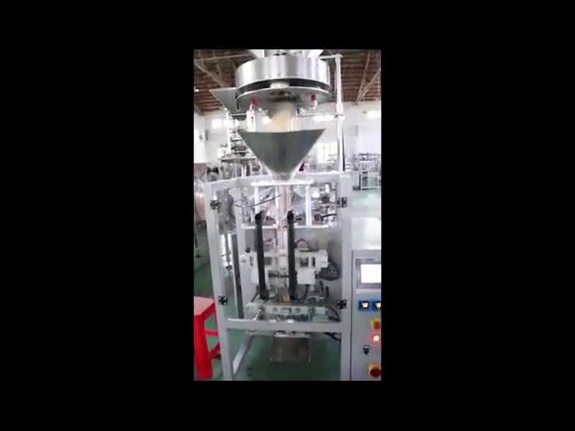 Dozimi Nga Volumetric Filler Cups Lentils Rajs Sheqeri Paketimi Machine Vertical Form Fill Seal Machine